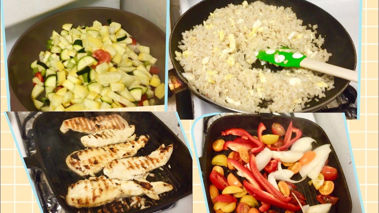 Almuerzo para Diabéticos pechuga de pollo con arroz integral pasó a paso -  YouTube