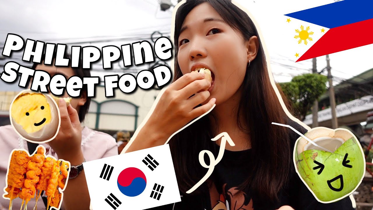 My Reaction After Eating Street Foods 🤤😵🤢| Penoy, Isaw, Buchi, Buko | Hana Cho