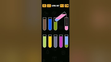 water sort puzzle level 597