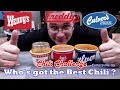Who Makes the Best Chili | Wendys - Freddy's - Culver's | Chili Challenge🍟🍕🌭🍔