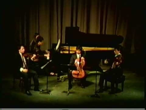 Judith Burganger & Emerson String Quartet members play Mozart: Quartet in g KV 478 Mov 3 Rondo