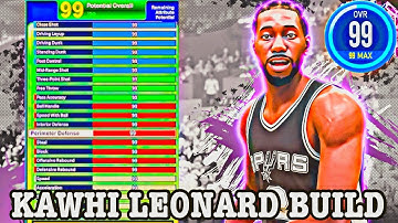 MY SHARP/LOCK KAWHI LEONARD BUILD IS INSANE IN NBA2K24 - KAHWI LEONARD BUILD 2K24