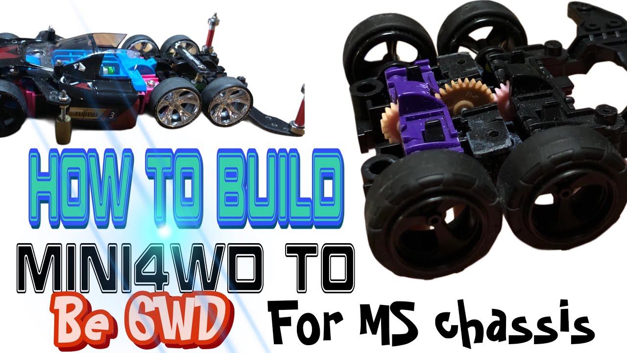 【ミニ六駆】 MSシャーシ用 6WD化ユニット TN012 MSフレキ対応 6輪 ミニ四駆 ⇒ ミニ六駆】 MSシャーシ用 6WD化ユニット TN012 MSフレキ