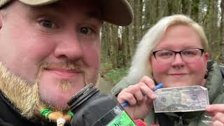 We Found MONEY Geocaching