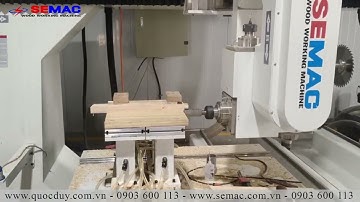 Gia Công Ghế Gỗ SIÊU CẤP !!!!! MÁY CNC 3D TRUNG TÂM 5 TRỤC SEMAC