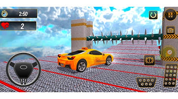 Real Taxi Car Stunts 3D: Impossible Ramp Car Stunt - Android Gameplay