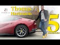 Thomas Hartmann vælger 5 drømmebiler – i mens han kører den 800-hestes Ferrari 812 Superfast