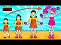 OMG! Squid Game Transform Into Mommy Long Legs? - How To Fix Squid Game | DIY Paper Dolls &amp; Cartoon