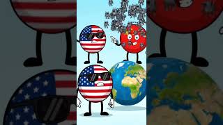 USA vs China AI &amp; tech war | countryballs