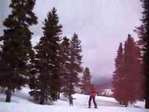 Finn & Margs 1st Time Skiing