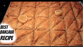 BAKLAVA RECIPE (MY MOTHERS AUTHENTIC RECIPE)