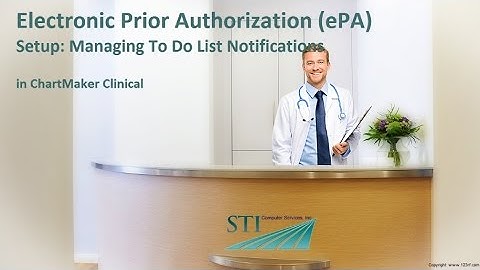 ePA: Setup - Managing To Do List Notifications