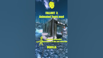 FO3 | MOD 💾FALLOUT 3 Animated Anchorage Tents #FO3 🎪 #MOD #Fallout3 #modding