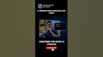 Sign language to speech. Google just made it a reality.  @shorts