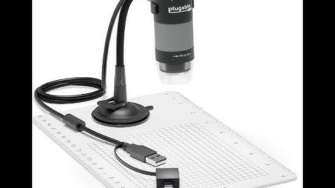 Plugable Digital Microscope with Flexible Arm Observation Stand Compatible with USB ,USB-C Windows .