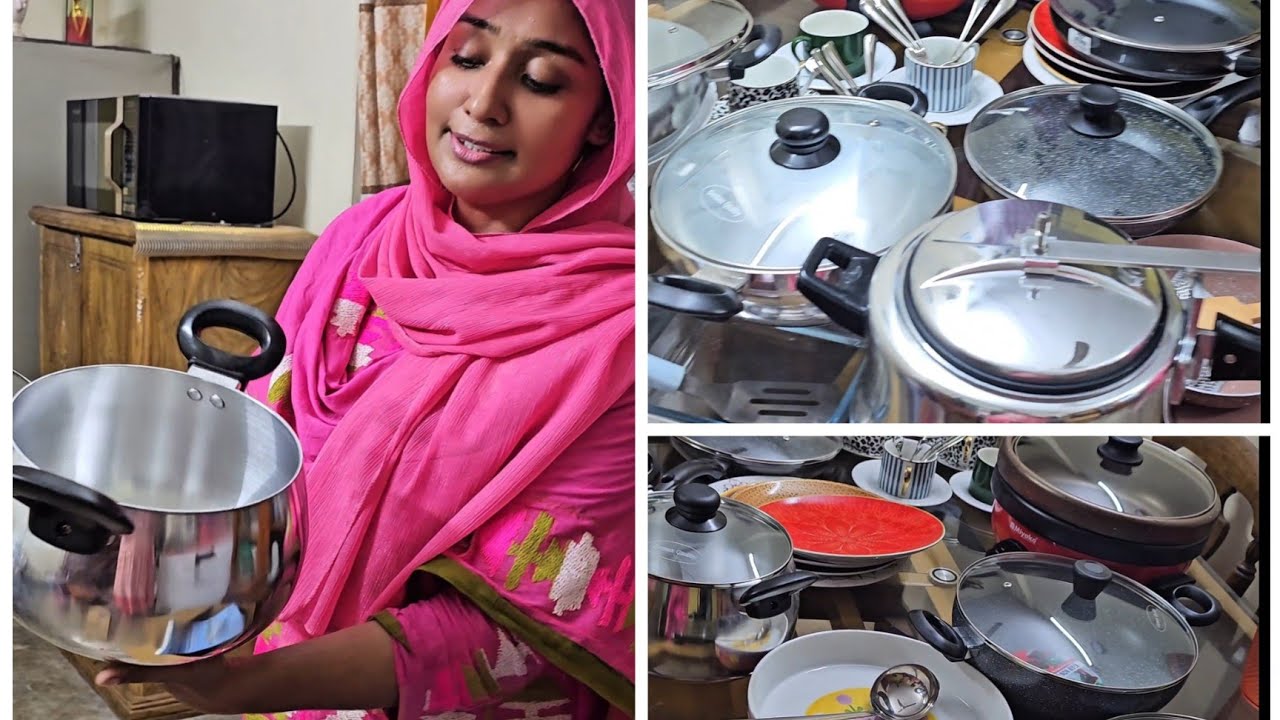 রান্না ঘরের জন্য নতুন নতুন হারি পাতিল কিনে ফেললাম। 