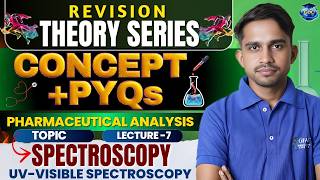 PHARMACEUTICAL ANALYSIS || Lacture-7 SPECTROSCOPY UV-VISIBLE SPECTROSCOPY #spectroscopy #gpatexam