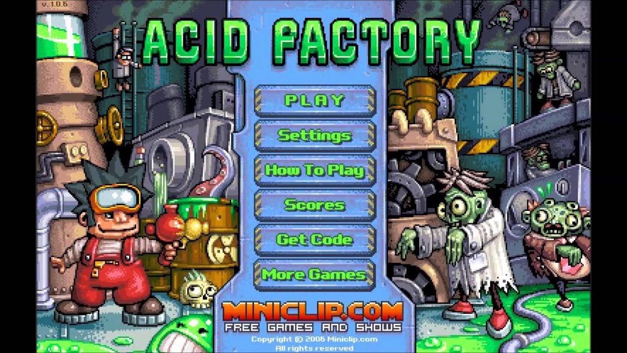 Acid Factory игра. Кислотная фабрика. Acid Factory играть. Игры от Miniclip. Acid play игры