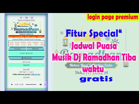 Login page hotspot  GRATIS Mikrotik Wifi  -  Ramadan 2022