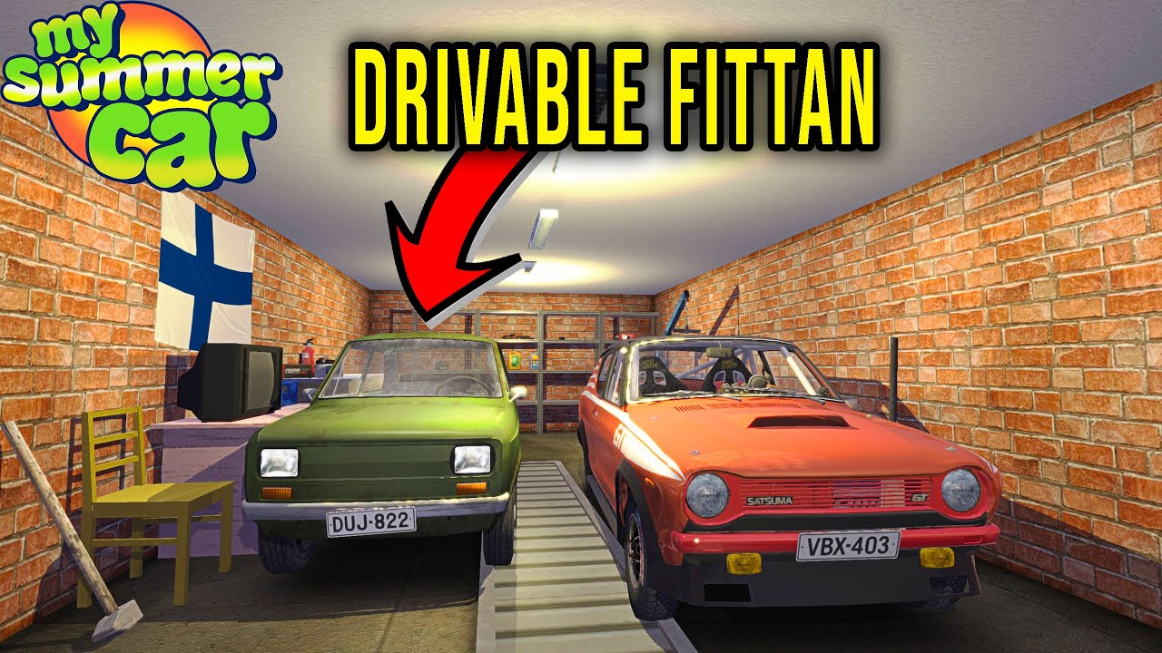 DRIVABLE FITTAN - GREEN CAR - My Summer Car #278 (Mod) | Radex