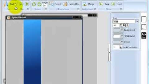 Inserting text into the spine - Virtual Cover Creator 3.0  Tutorial