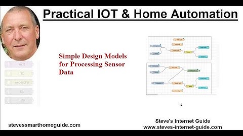Node-Red Flow Design Models for Sensor Data