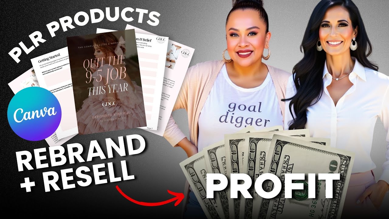 How to Rebrand PLR Products in Canva Sell Online Quick & Easy Tutorials ...