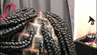 Medium Knotless Braids Part 2 by High Brow Beauty Bar