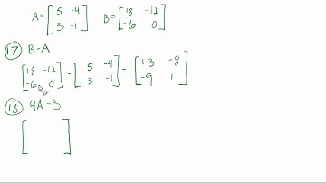 3.5: Perform basic matrix operations (sample problems)