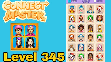 Connect master match puzzle level 345 solution walkthrough 