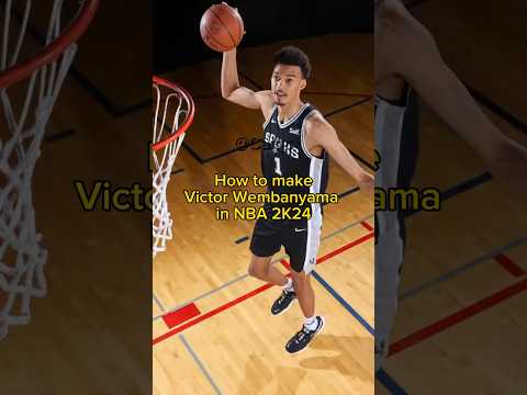 This 7’1” Victor Wembanyama DEMIGOD build DOMINATING NBA 2K24 #nba2k24 #shorts