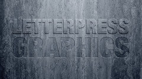 Photoshop tutorial - creative letterpress effects