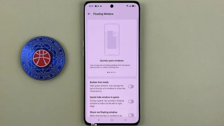 Floating window on OPPO Reno8 T 5G Android 14