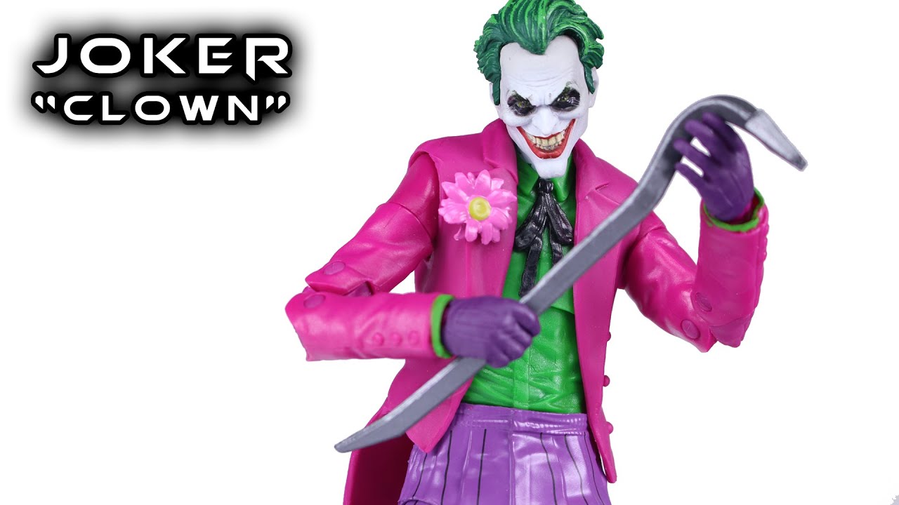 Figurine articulée Mcfarlane toys DC Multiverse figurine The Joker: The  Clown Batman