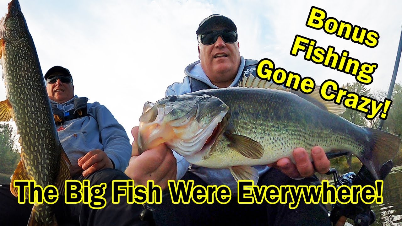 When Bonus Fishing Blows Up Into It's Own Day! (5lb MN Largemouth bass!)