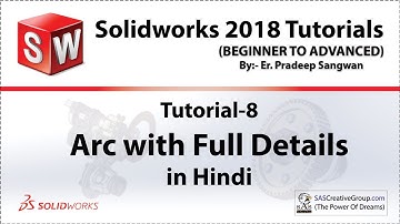 Solidworks Tutorial 8: Arc Command with Full Details | Hindi & Urdu | #Solidworks Course in Hindi