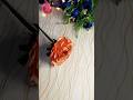 How to Make Aesthetic Rose with Tissue Paper/DIY Flower Making Ideas with Napkin/ #shorts #viral