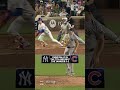 Cubs answer back and even up the series against the Yankees! #cubs #yankees #pca #mlb #baseball