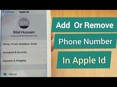 How To Add Or Remove Phone Number In Apple Id On Iphone