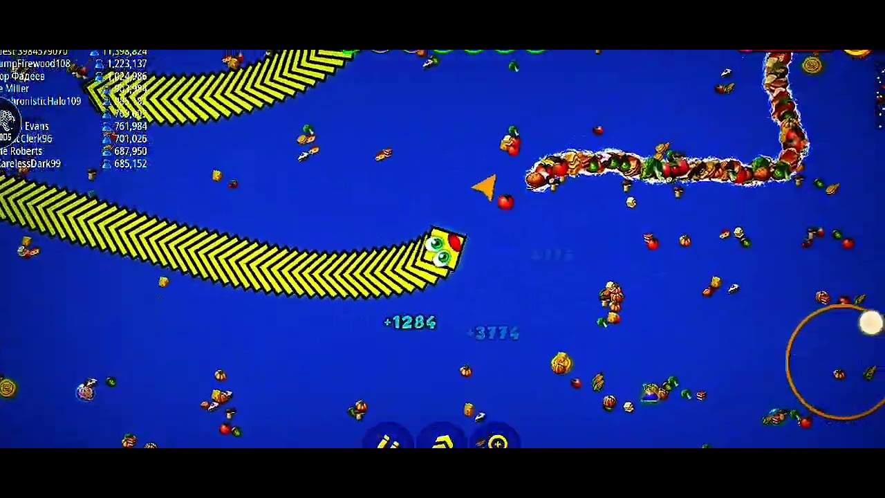 🐍WORMSZONE.IO | Giant Slither Snake Top 01 🏆 | Epic Worms Zone Biggest Snake Gameplay! | zone.2.0