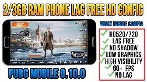 PUBG Mobile 0.10.0 Lag Fix In 2Gb Ram phone | Smooth Hd Graphics +60Fps
