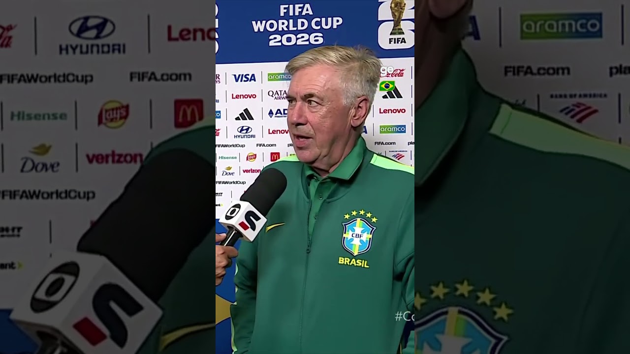 "A EXPERIÊNCIA É MUITO IMPORTANTE", DIZ ANCELOTTI | #shorts | Copa do Mundo 2026 | ge.globo