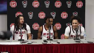 G Paul Mcneil Jr., Alyn Breed And F Darrion Williams Postgame Press Conference After Win Over Uncg