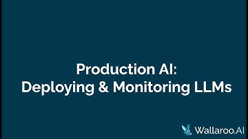 Production AI: Deploying and Monitoring LLMs in Wallaroo