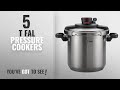 Best T Fal Pressure Cookers [2018]: T-fal P45009 Clipso Stainless Steel Dishwasher Safe PTFE PFOA