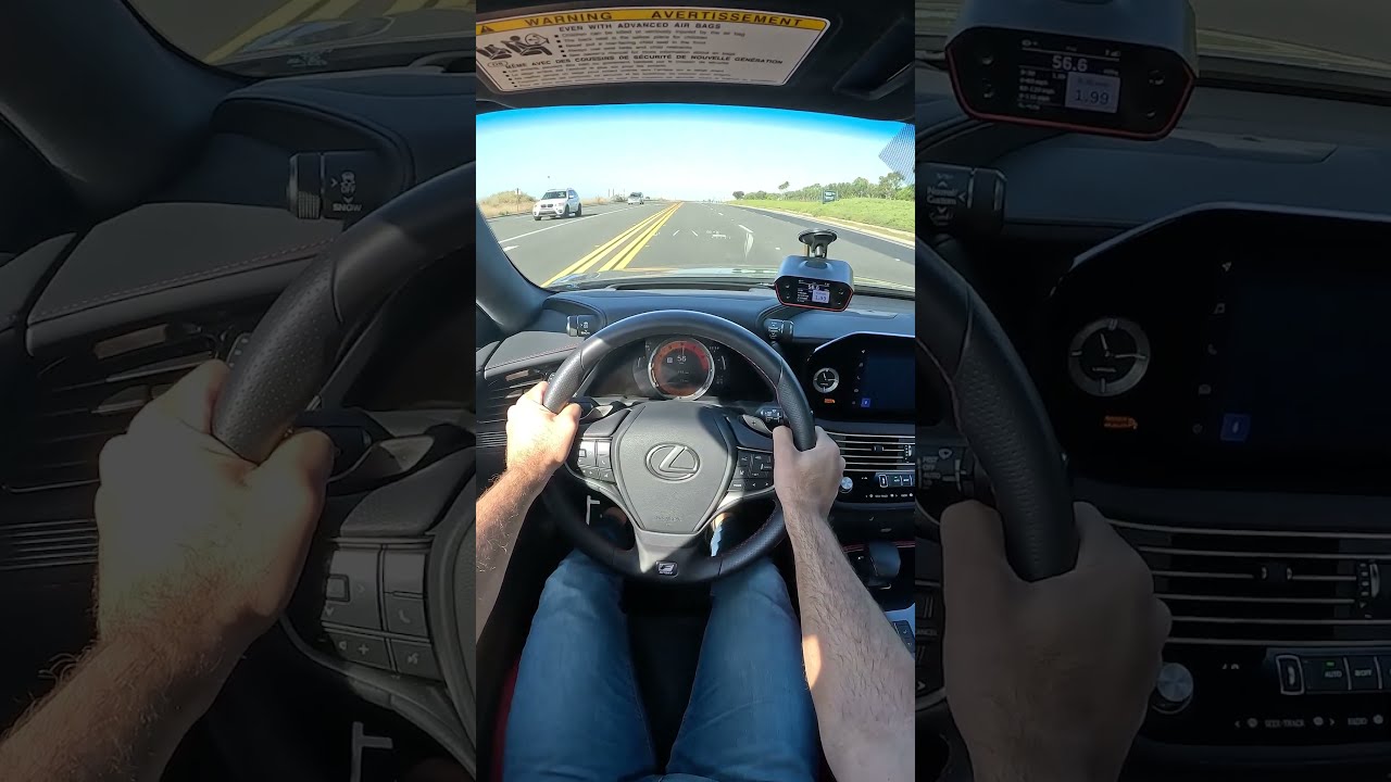The Lexus LS500 F Sport Gets to 60 in 5.5 Seconds (POV Drive