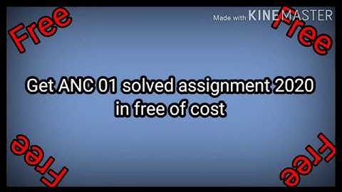 ANC 01 (hindi) solved assignment 2020