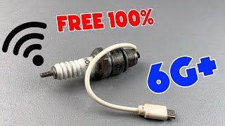 Free internet Using Magnet  New idea Free WiFi 100%