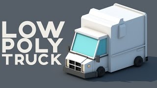 Low Poly Truck | Cinema 4D Speed Modeling