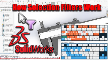 SOLIDWORKS - How Selection Filters Work #solidworks #cad #mechanicaldesign